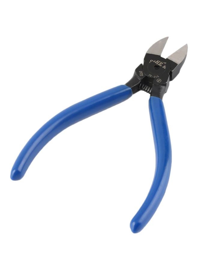 Manually Diagonal Beading Cable Wire Plier Blue/Black/Silver 140mm