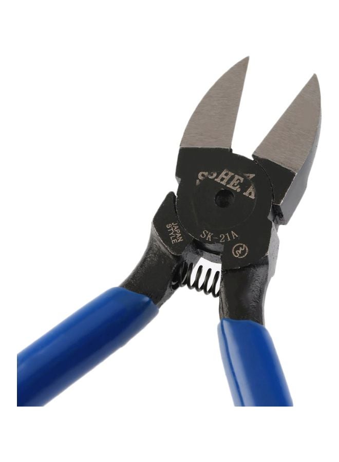 Manually Diagonal Beading Cable Wire Plier Blue/Black/Silver 140mm