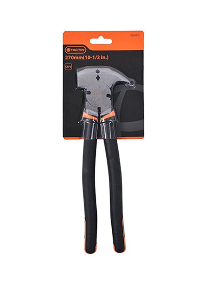 Tactix Fencing Pliers, 270mm (10.5 Inch), Multi Tool Fence Pliers, Fence Tools, Barbed Wire Fence Tools, Fencing Tools, Fence Cutter, Nail Puller Pliers, Staple Puller, Cutting Pliers- 200075 Multicolour