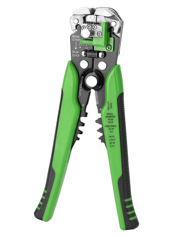 Insulation Terminals Crimper Plier Green/Black/Silver
