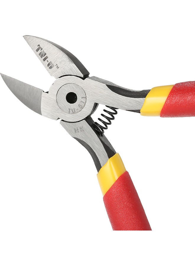 TU-511 5 Inch Mini Diagonal Side Cutting Plier Multicolour 17.5 x 2 x 7.5cm