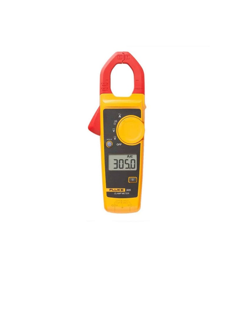 Fluke Clamp Meter, 999A, 30mm Jaw, CAT III 600V