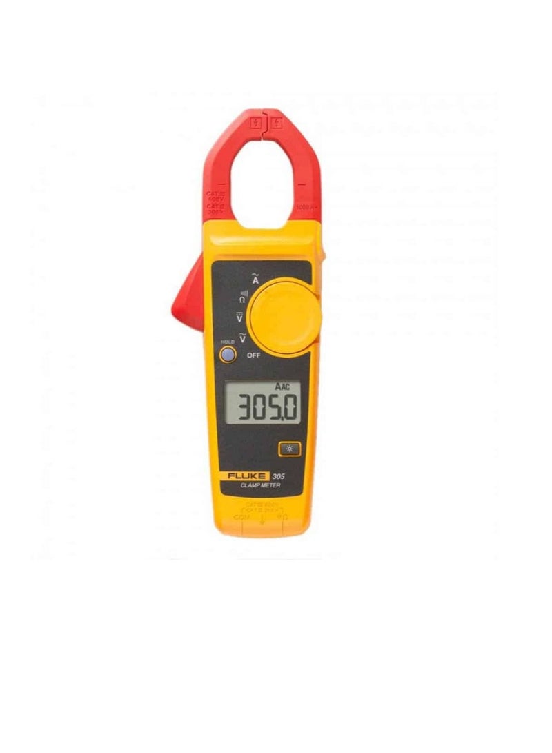 Fluke Clamp Meter, 999A, 30mm Jaw, CAT III 600V