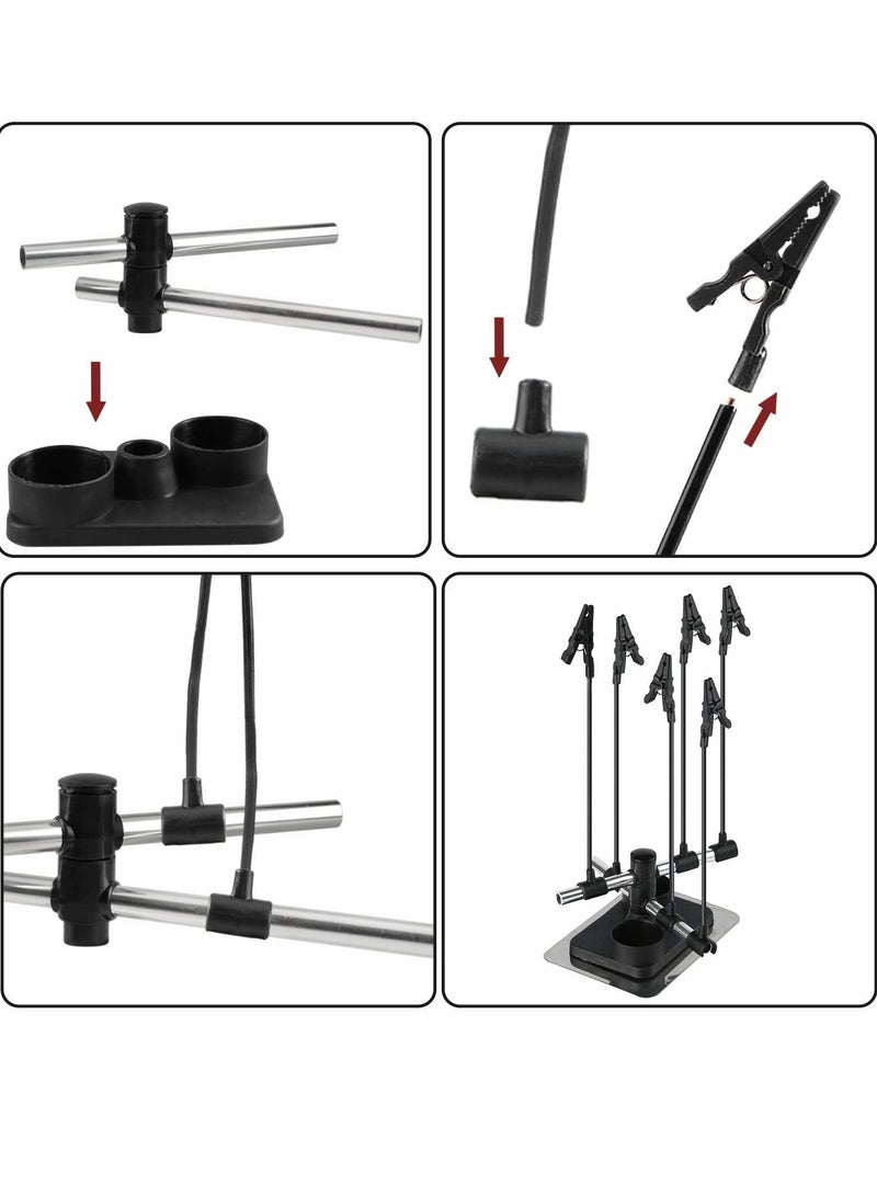 Model Painting Stand Base Holder, Airbrush Hobby Parts Holder