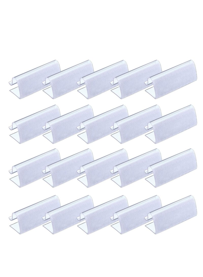 Table Skirting Clips Transparent Windproof Cover Holder Clamps Clear Edge for Wedding Home Meeting Party Picnic Patio Banquet Indoor Outdoor Events