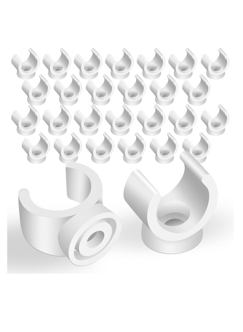 SYOSI 100Pcs PEX Pipe Clamps Holder 1/2 Inch Clips 16 mm PVC Water Support Hangers Socket