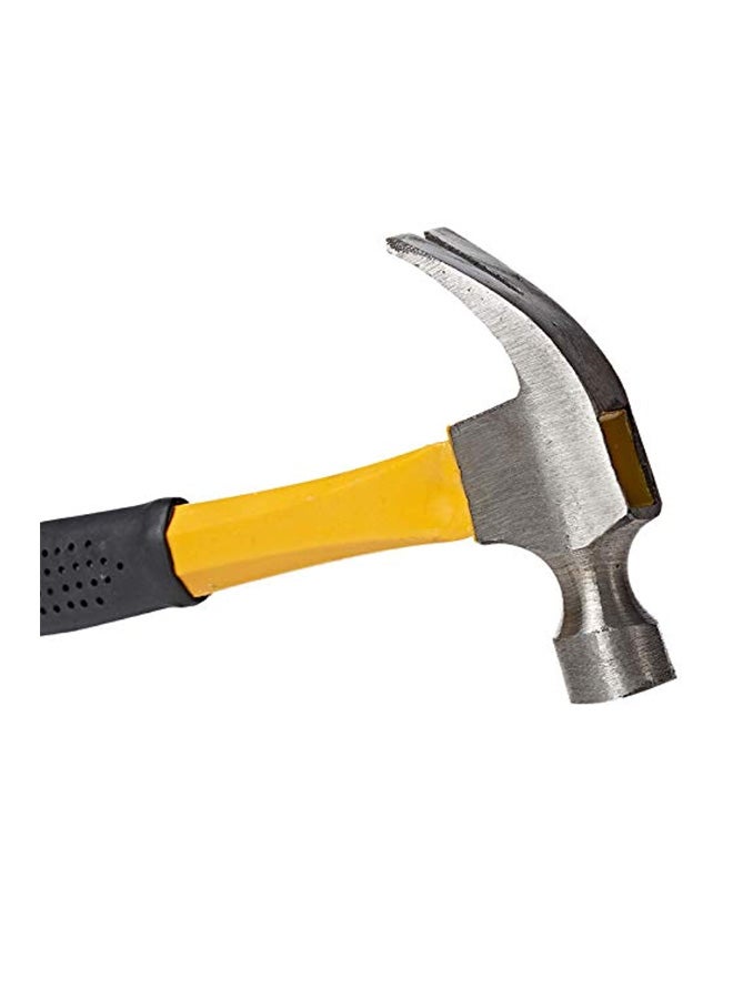 Perfect Grip Stubby Claw Hammer Silver/Yellow/Black