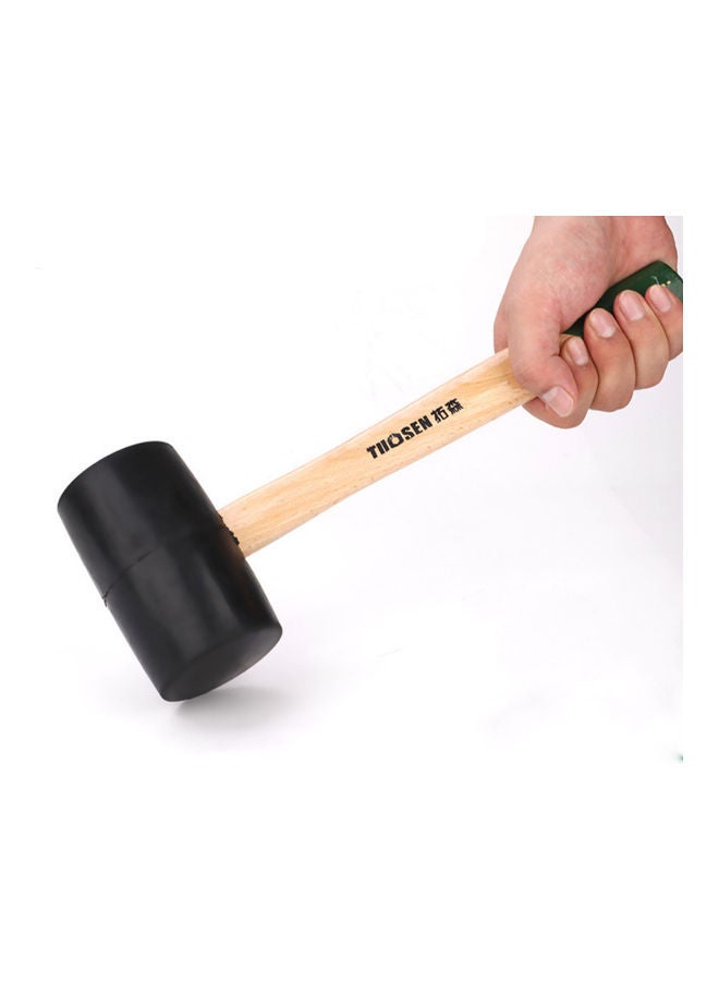 Tile Hammer With Wooden Handle Multicolour 34x4.4x12.9cm