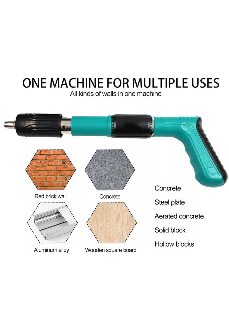 Fastening Tool For Cement Wall Manual Steel Nails Gun Tool Concrete Nail Gun Mini Portable Nail Shooting Machine For Household Woodworking