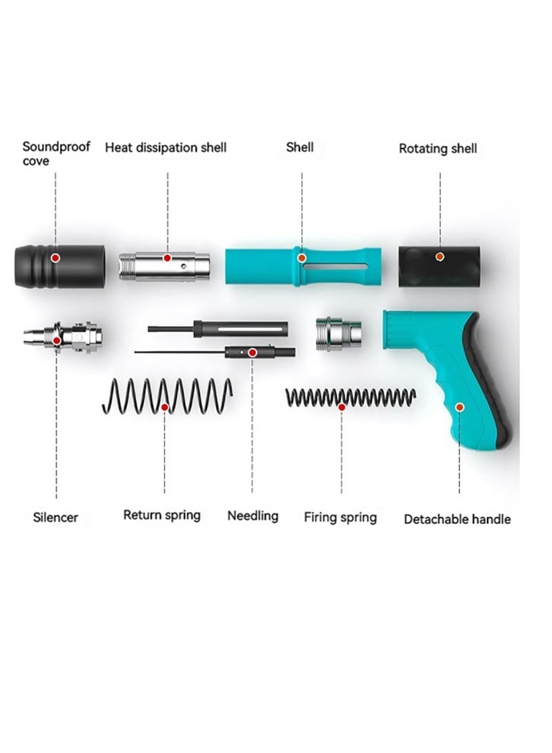 Nail Wall Fastening Tool For Cement Wall Manual Steel Nails Gun Tool Concrete Nail Gun Mini Portable Nail Shooting Machine For Household Woodworking