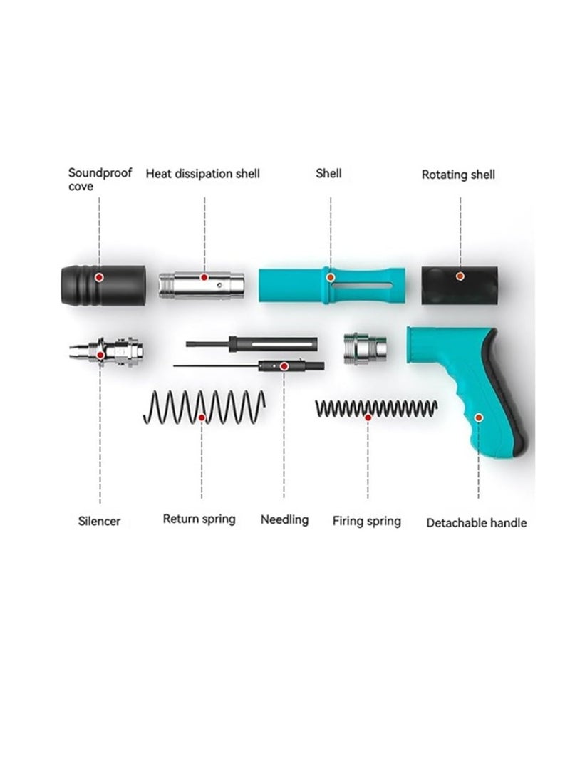 Wall Fastening Tool For Cement Wall Manual Steel Nails Gun Tool Concrete Nail Gun Mini Portable Nail Shooting Machine For Household Woodworking