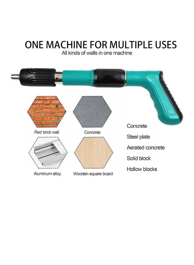 Nail Wall Fastening Tool For Cement Wall Manual Steel Nails Gun Tool Concrete Nail Gun Mini Portable Nail Shooting Machine For Household Woodworking