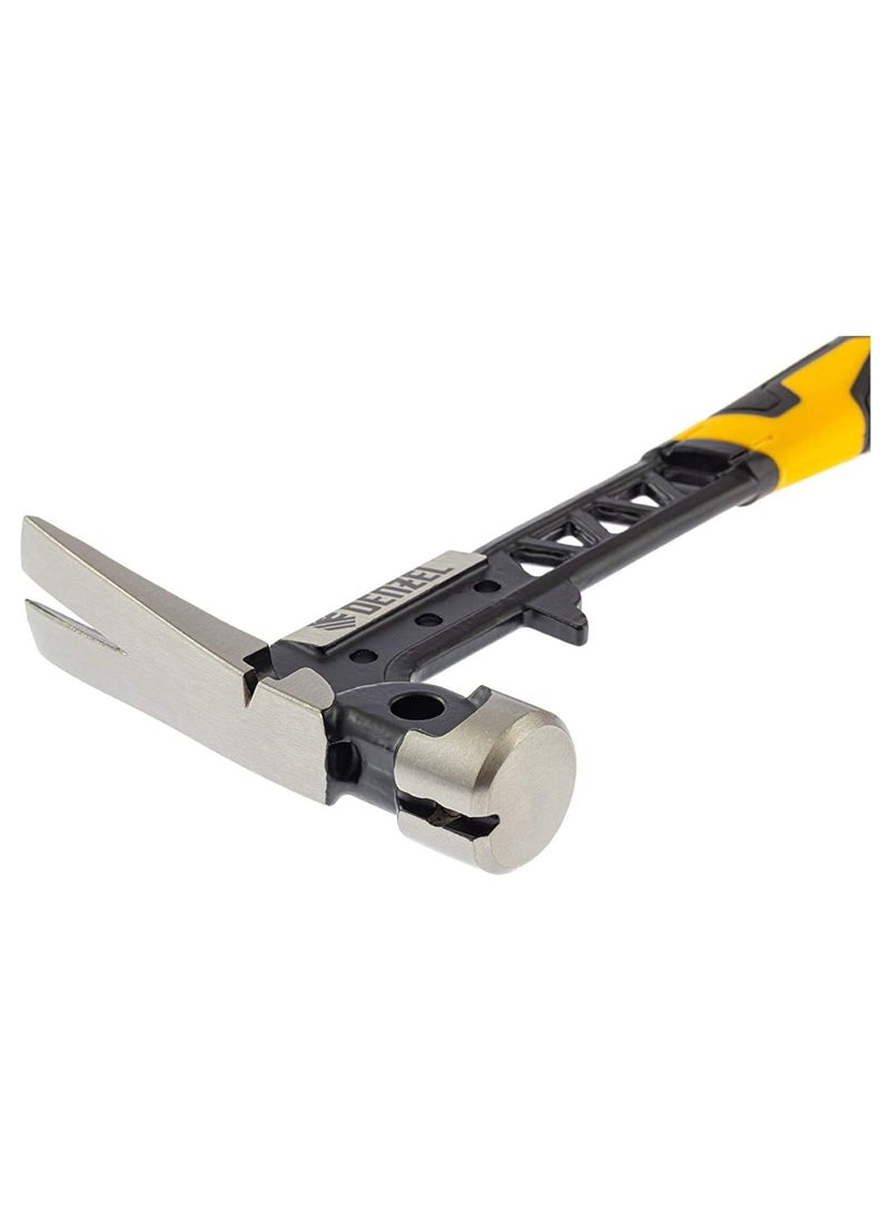 DENZEL 16-ounce Nailing Hammer Magnet Pane with Comfort Rubber Grip (7710467)