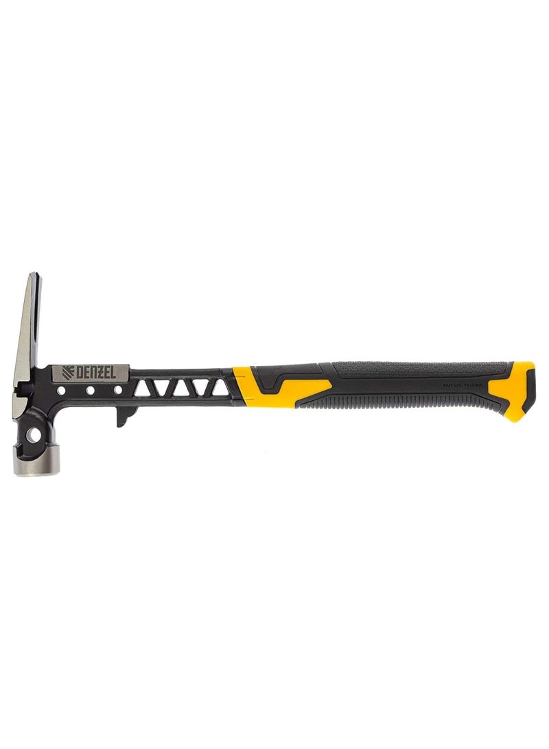 DENZEL 16-ounce Nailing Hammer Magnet Pane with Comfort Rubber Grip (7710467)