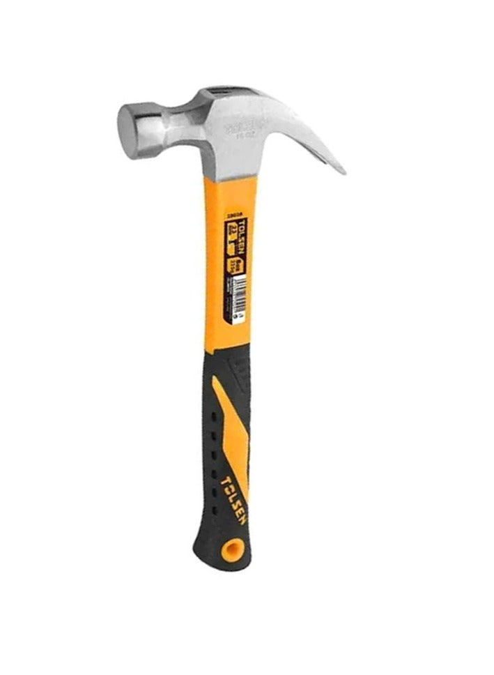 Tolsen 27mm Drop-Forged Carbon Steel Claw Hammer Heat Treatment British Type Ground Polished Ideal for The Tradesman or DIYer Best Selling Claw Hammer...