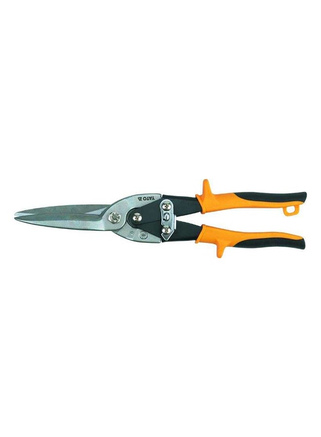 Long-Cut Aviation Tin Snips Yellow/Black/Silver