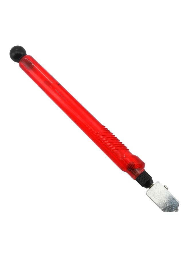 Oil Feed Glass Cutter Red 178mm