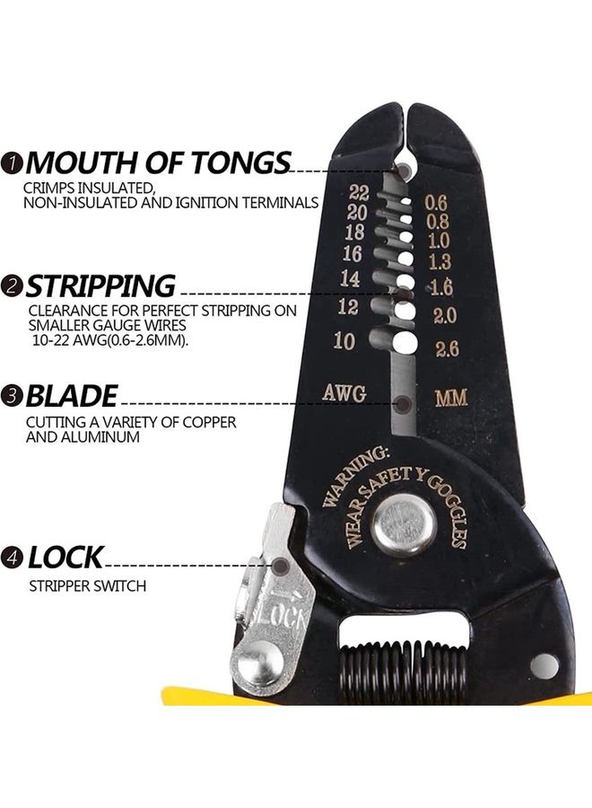 Wire Cutter Yellow/Black 21.5x8x1cm