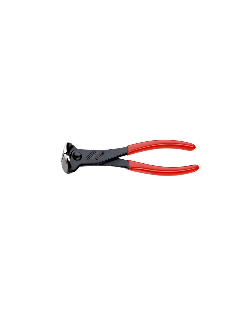 KNIPEX 68 01 180 End Cutting Nipper black atramentized plastic coated 180 mm