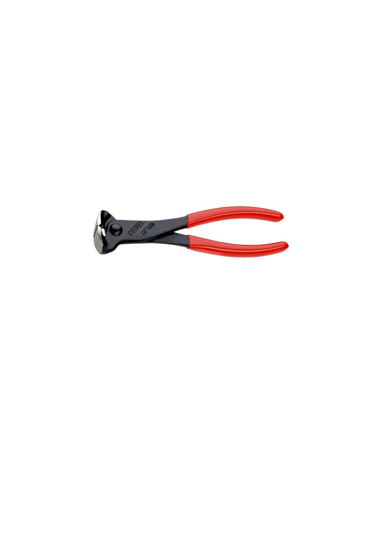 KNIPEX 68 01 180 End Cutting Nipper black atramentized plastic coated 180 mm