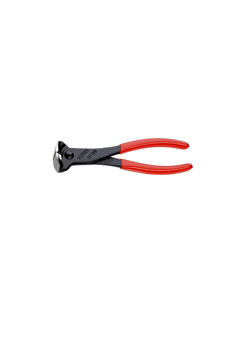 KNIPEX 68 01 180 End Cutting Nipper black atramentized plastic coated 180 mm