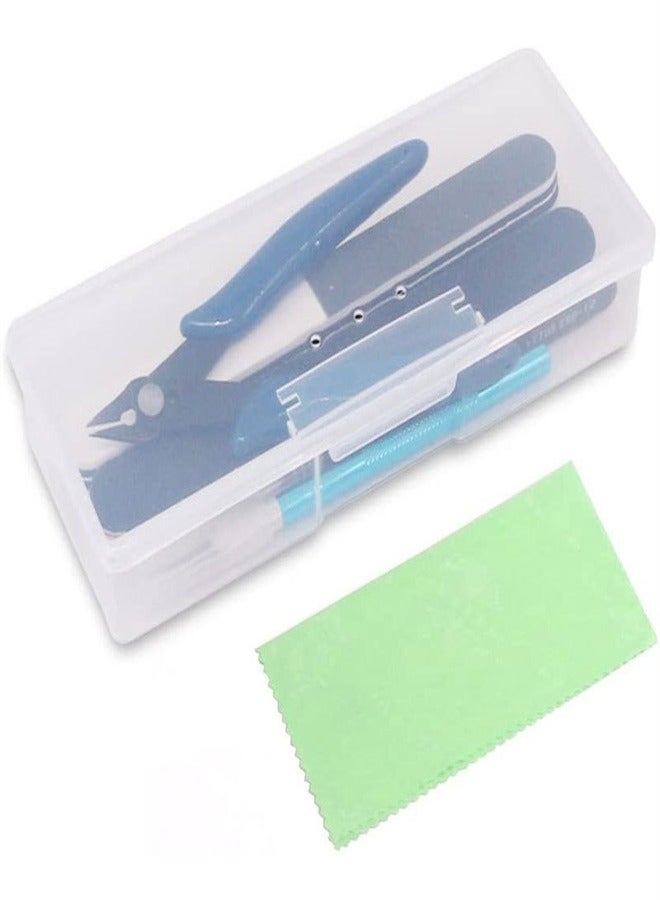 9Pcs Model Tools Kit Hobby Building Tools Craft Set for Basic Model Building Repairing and Fixing