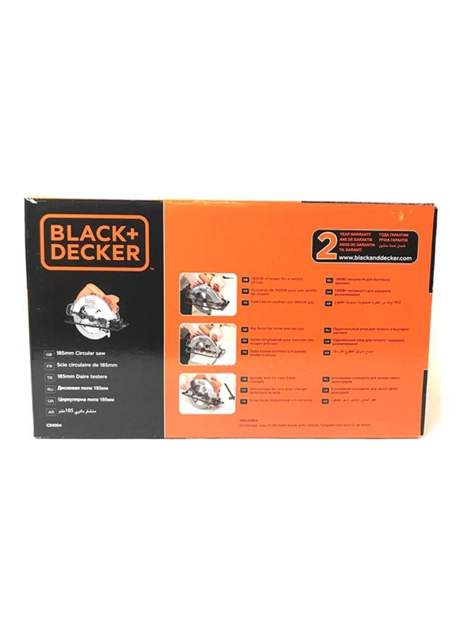 Sierra Circular Saw - CS1004-B5 Orange/Silver/Black 33.8x25.6x24cm