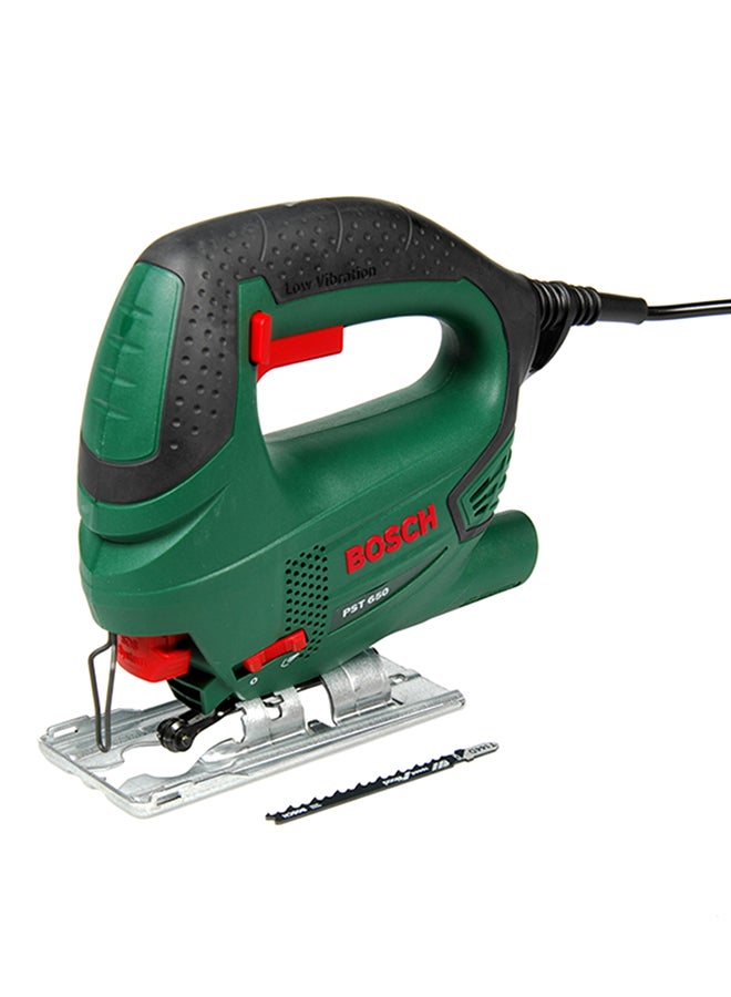 PST 650 Compact Jig Saw With Case Green/Red