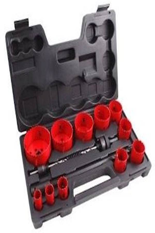 14-Piece Combination Hole Saw Kit