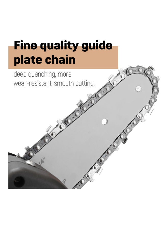 Electric Chain Saw Set Black/Red/Silver