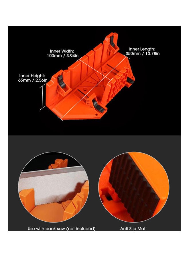 Saw Mitre Box Orange