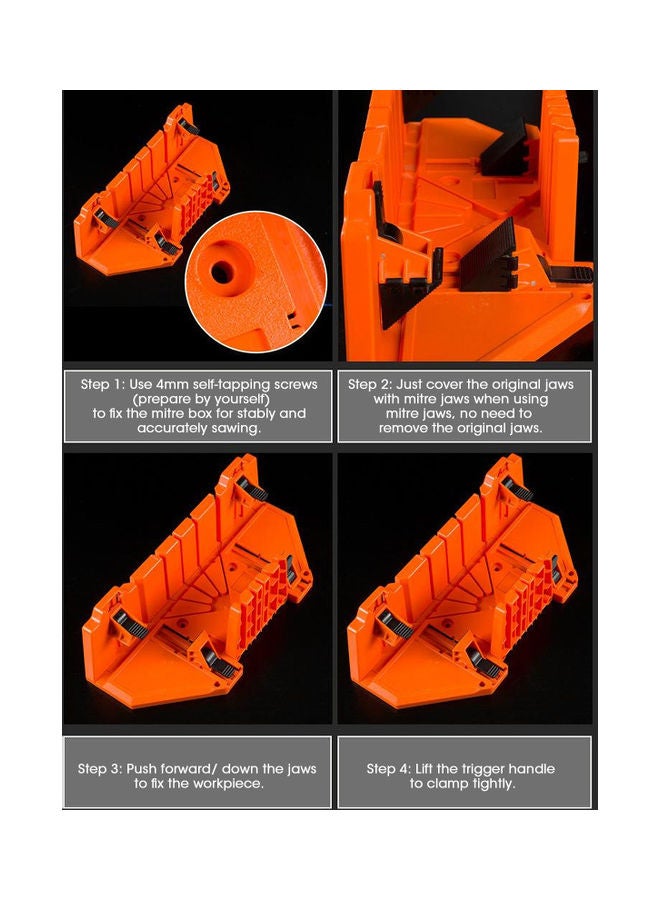 Saw Mitre Box Orange