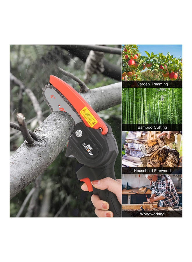 21V Mini Cordless Chainsaw Kit Multicolour