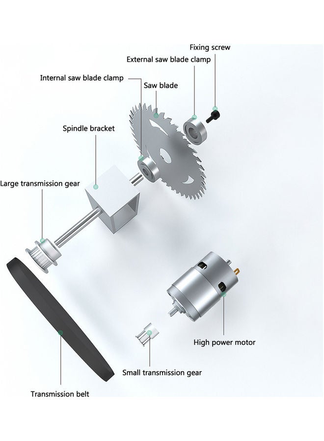 Power Liftable Small Saw Set Multicolour