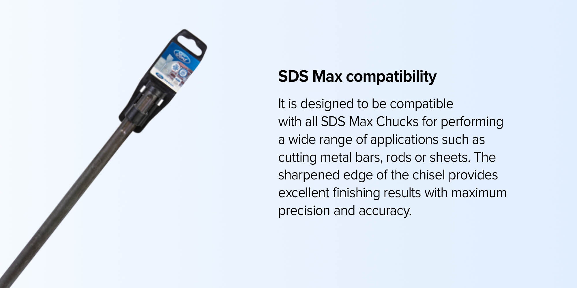 SDS Max Flat Chisel Grey 400mm