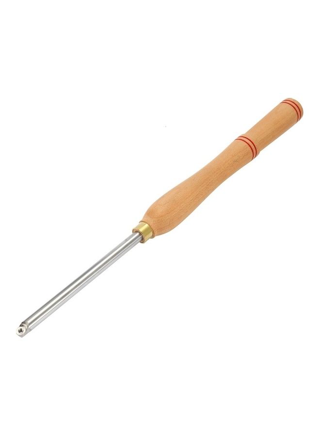 Alloy Steel Lathe Wood Turning Tool Beige/Silver