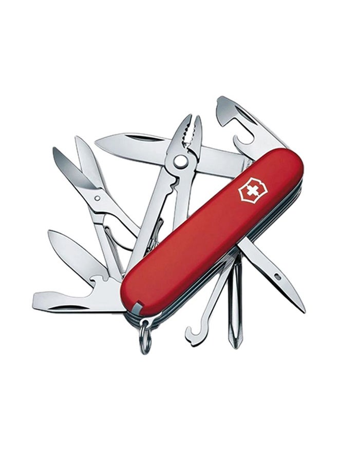 Swiss Army Knife And Deluxe Tinker Knife Red/Silver 4inch