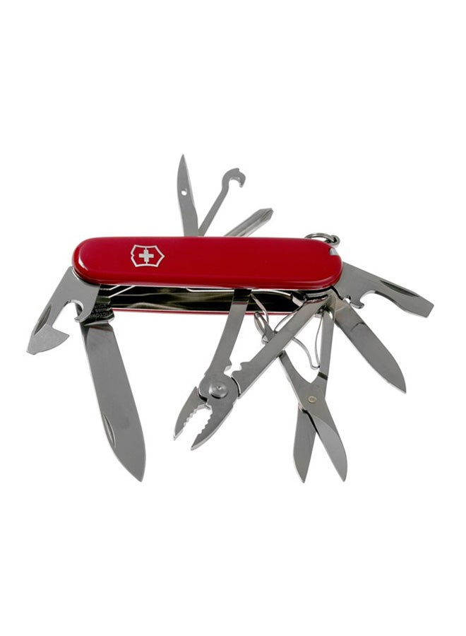 Swiss Army Knife And Deluxe Tinker Knife Red/Silver 4inch