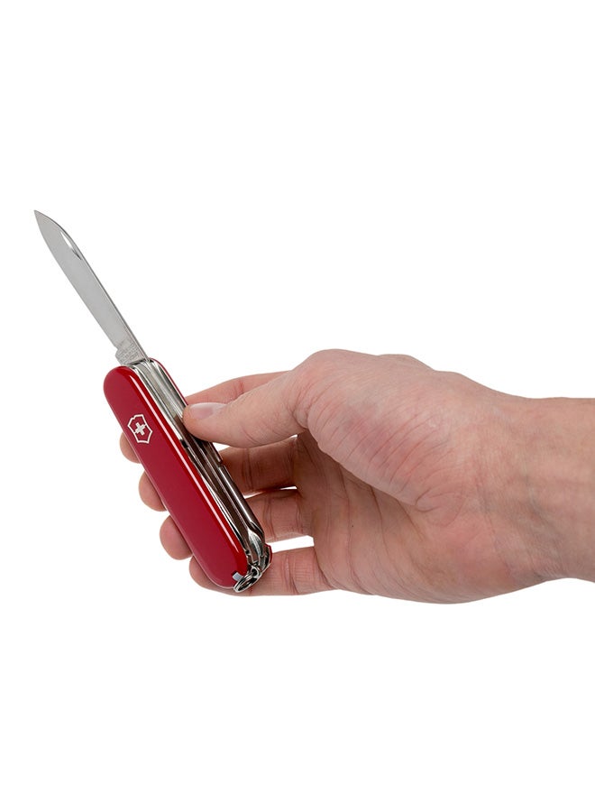 Swiss Army Knife And Deluxe Tinker Knife Red/Silver 4inch