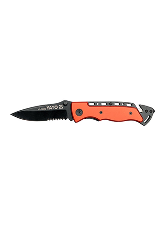 Resque Folding Knife Black