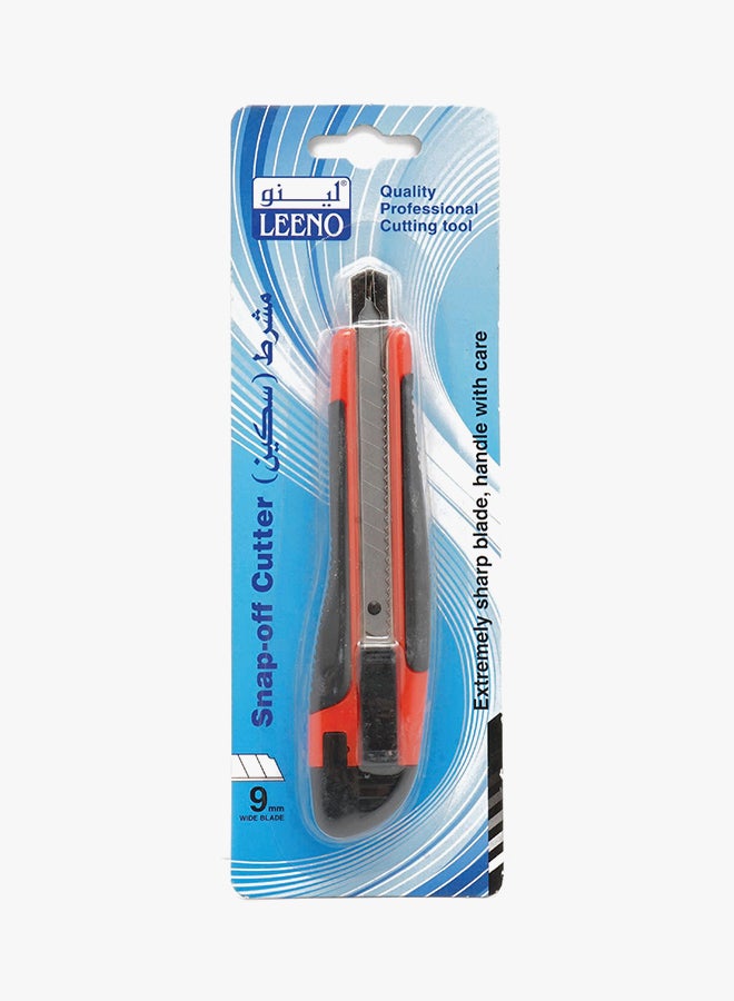 Snap-Off Retractable Utility Knife Red 9mm