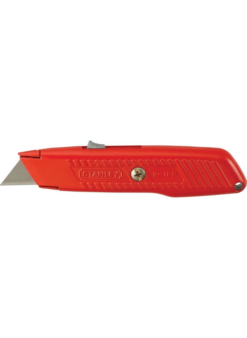 Stanley Safety Knife Red Colour - Retracting Blade - 155Mm