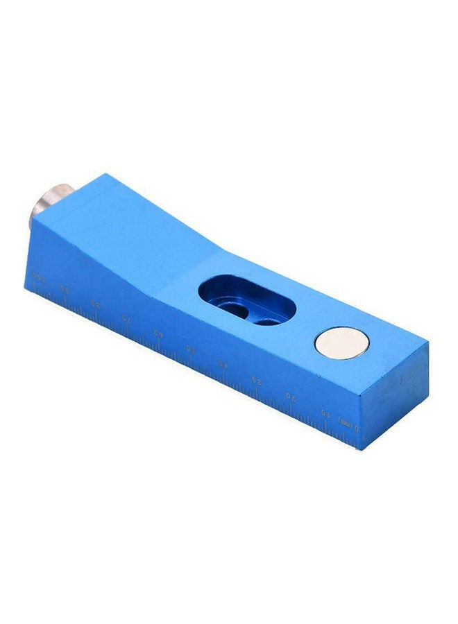 Woodworking Hole Punch Locator Blue/Silver 18x2x15cm