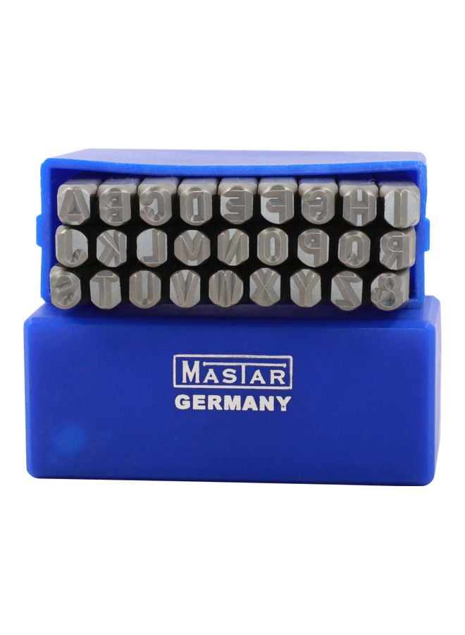 Letter Punch Silver 6mm