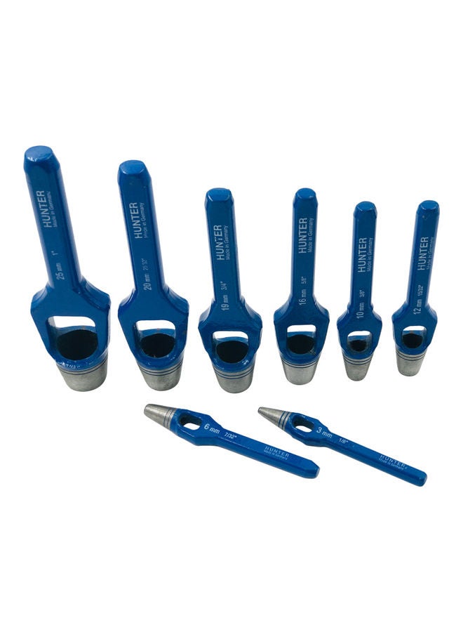 8-Piece Arch Punch Blue