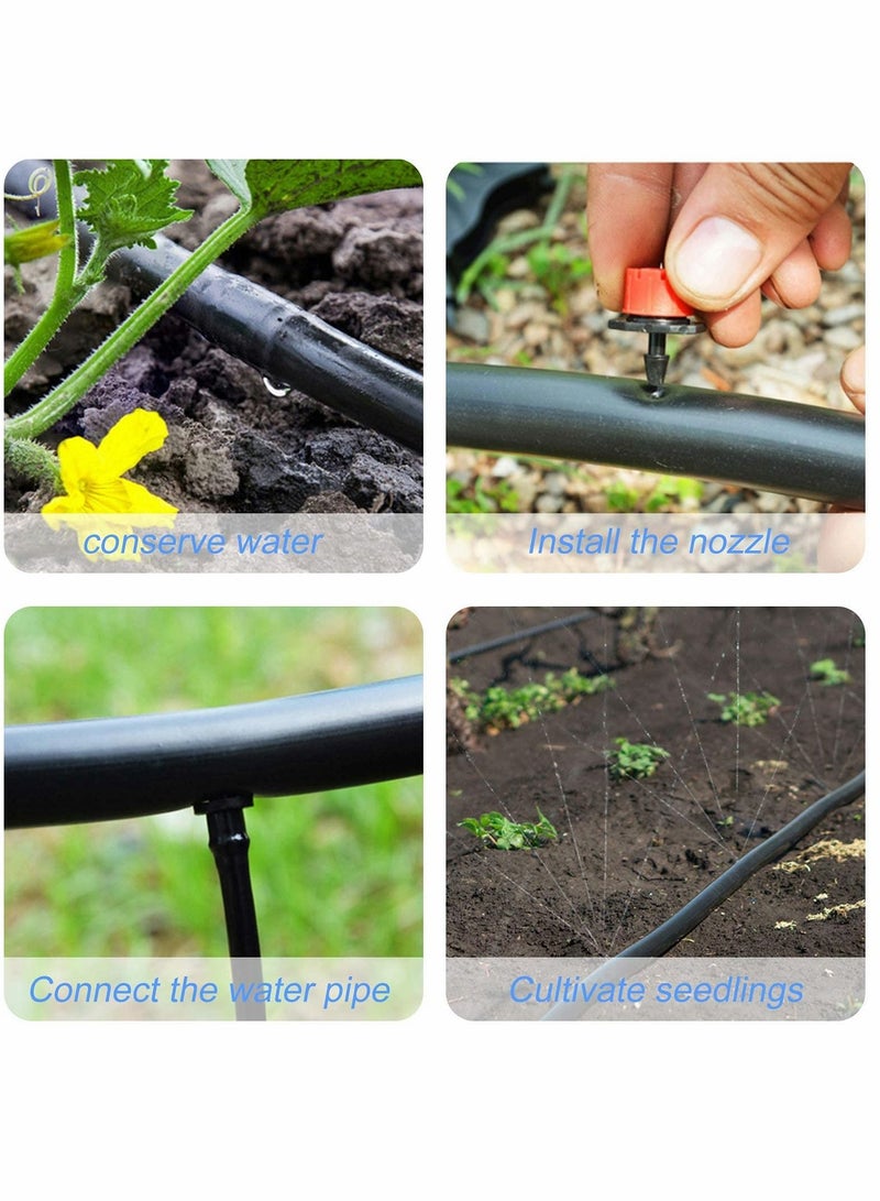 Drip Irrigation Hole Punch Tool Sets, 2-in-One Tube Outdoor Pipe Hand for 16/20mm PE Opening (Pro Sets)