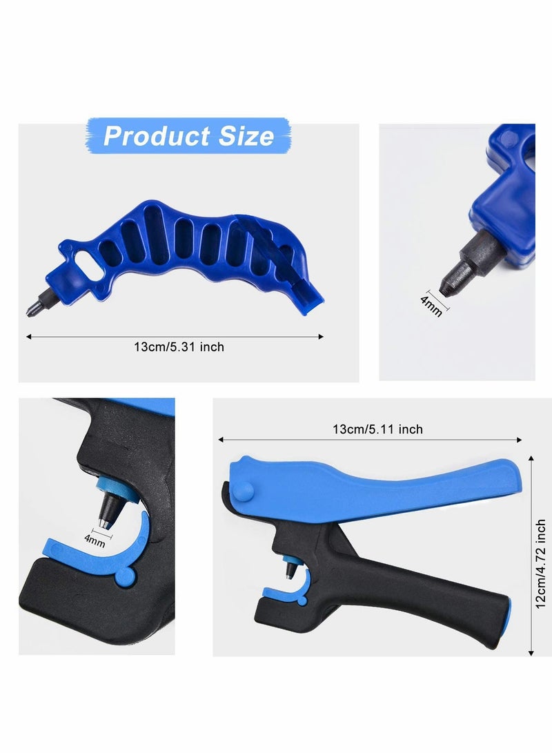 Drip Irrigation Hole Punch Tool Sets, 2-in-One Drip Tube Hole Punch Tool Outdoor Drip Irrigation Pipe Hand Punch for 16/20mm PE Pipe Opening Hole Punch (Pro Punch Tool Sets)