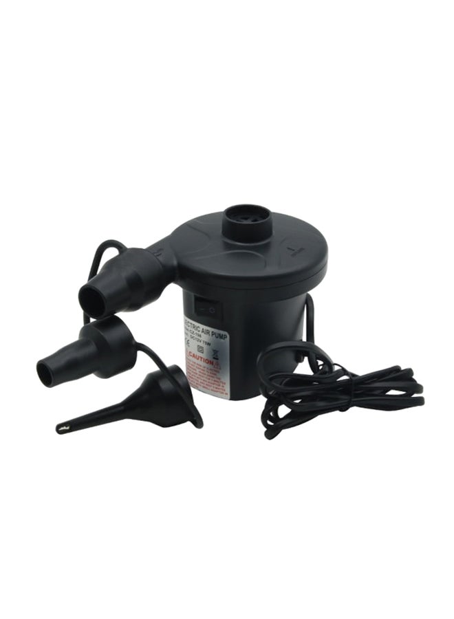 Portable Electric Multifunctional Air Pump 12x10x11.5 Black 10.5x9x9cm