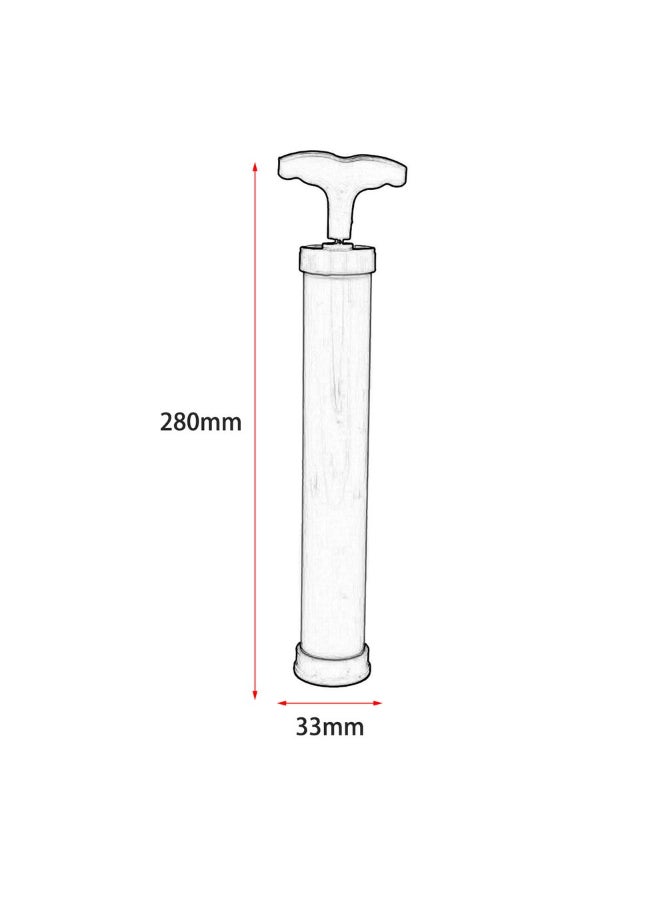 Compact Storage Bag Hand Vacuum Pump Multicolour 280 x 33mm