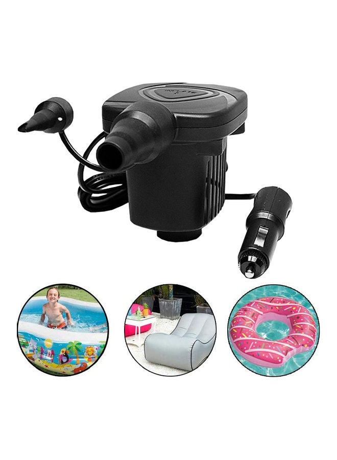 Portable Electric Air Pump Black 10.5 x 10.2 x 10.3cm